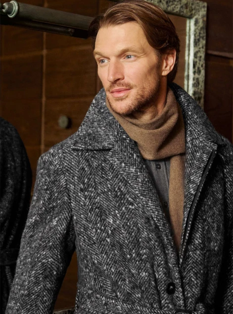 Coat Shirt Pants Scarf