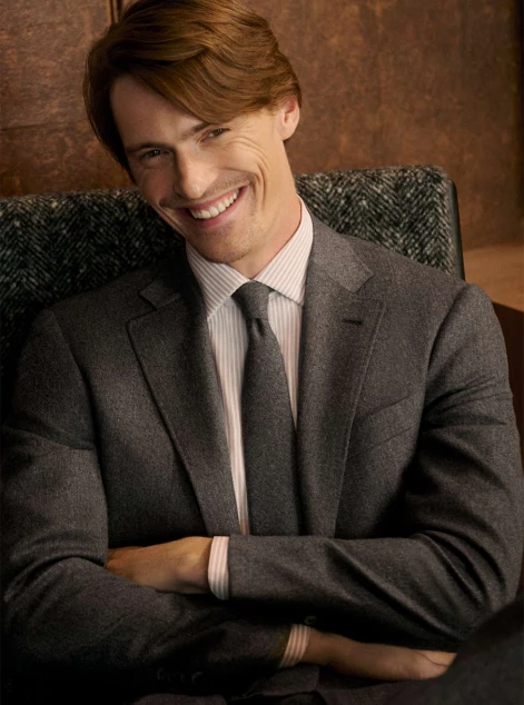 Suit Shirt Knitwear Tie Shoes