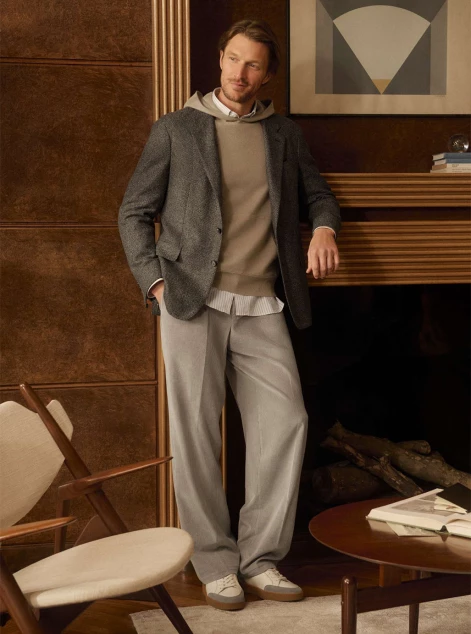 Jacket Knitwear Shirt Pants Shoes