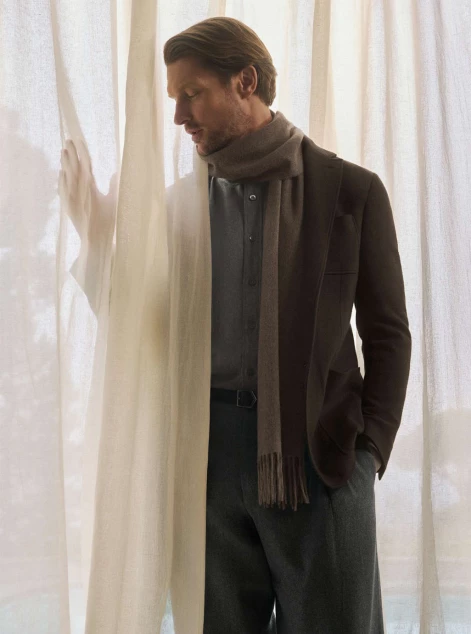 Jacket Shirt Pants Belt Scarf